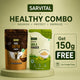 Sattu & Amla Combo | Protein & Vitamin C | Sarvital | 300gm Each