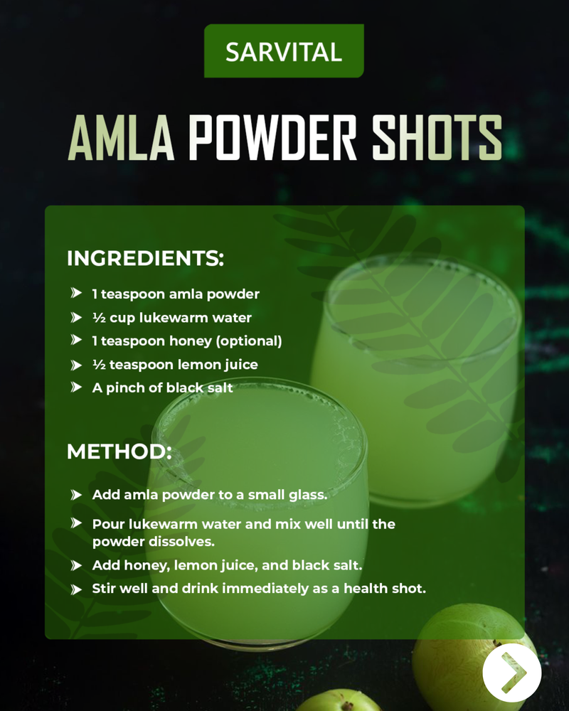 Amla Powder Shot