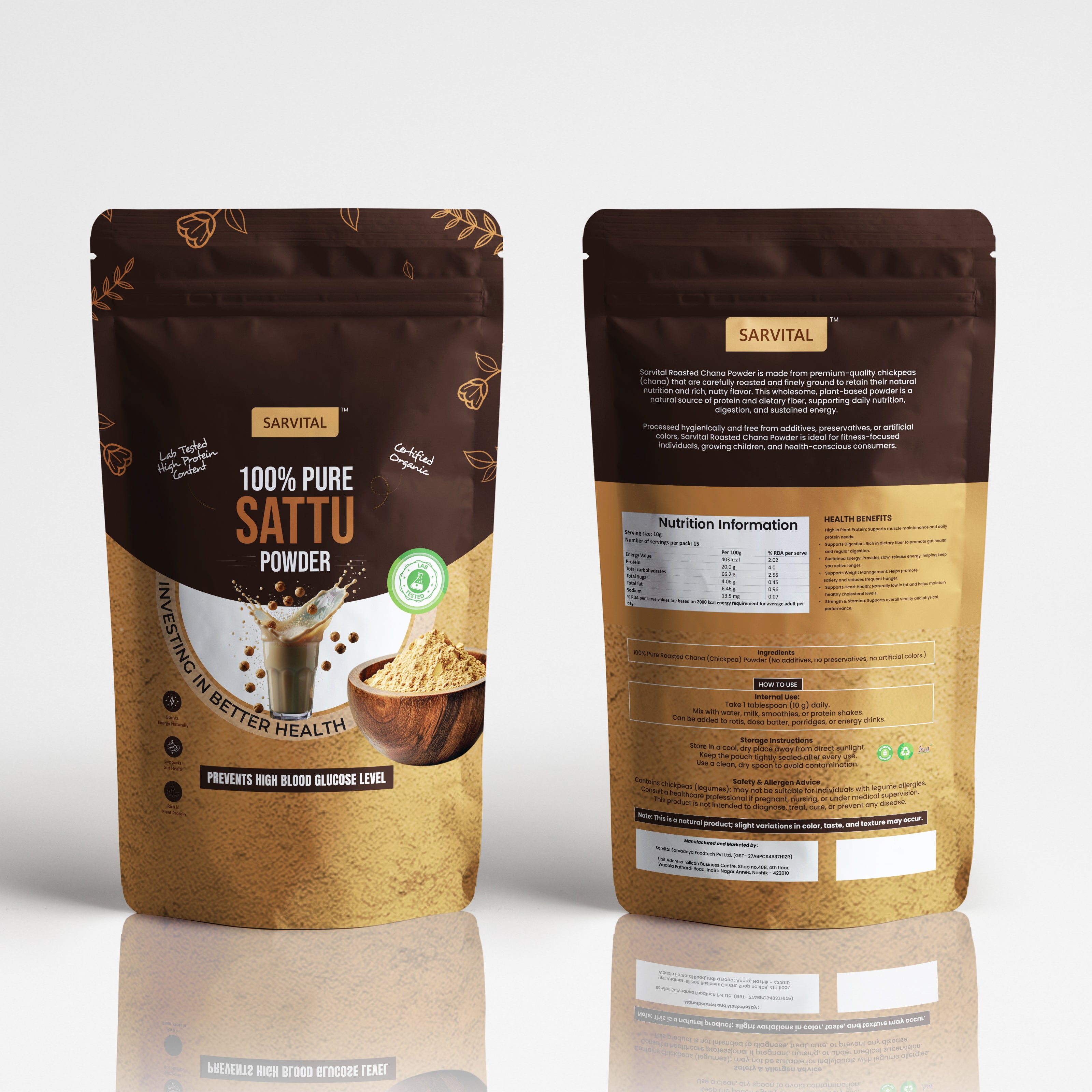 Sattu & Amla Combo | Protein & Vitamin C | Sarvital