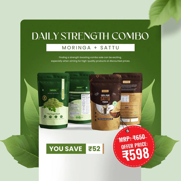 Moringa + Sattu Combo (150 g each)