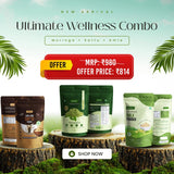 Ultimate Wellness Combo - Moringa + Sattu + Amla (150 g each)